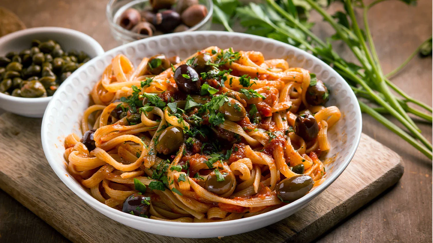 Image of Espaguetis a la puttanesca