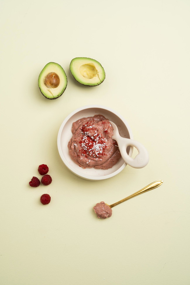 Image of Krämig hallonmousse