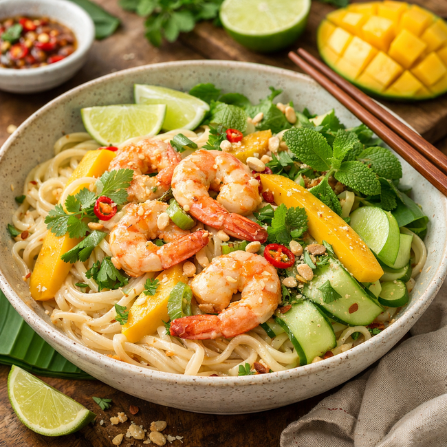 Coconut Lemongrass Prawn Noodle