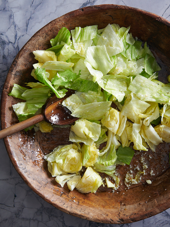 Garlic Girl Iceberg Salad