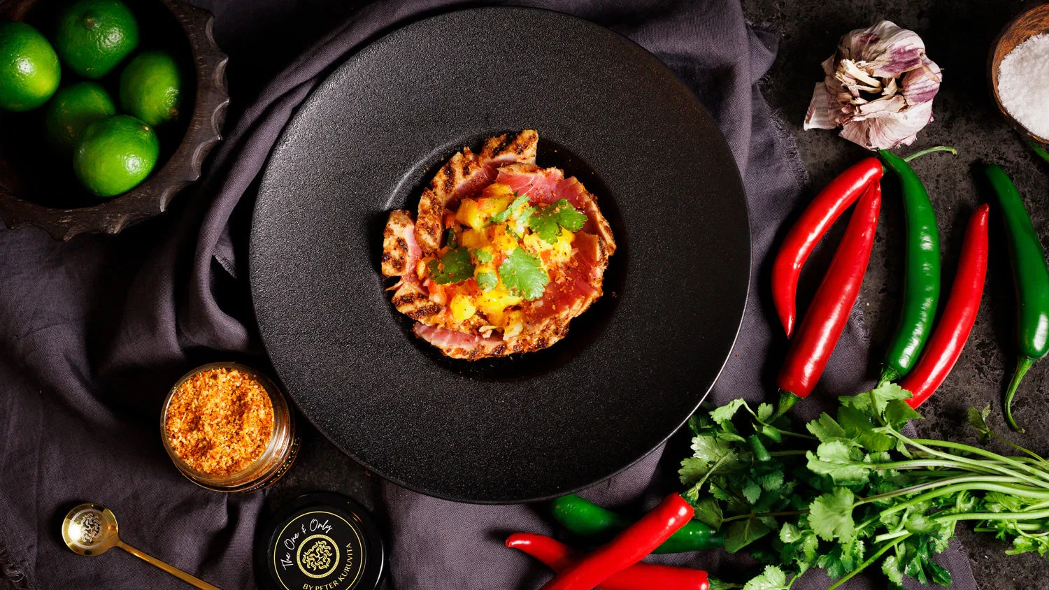 Tuna Steak with Mango Salsa