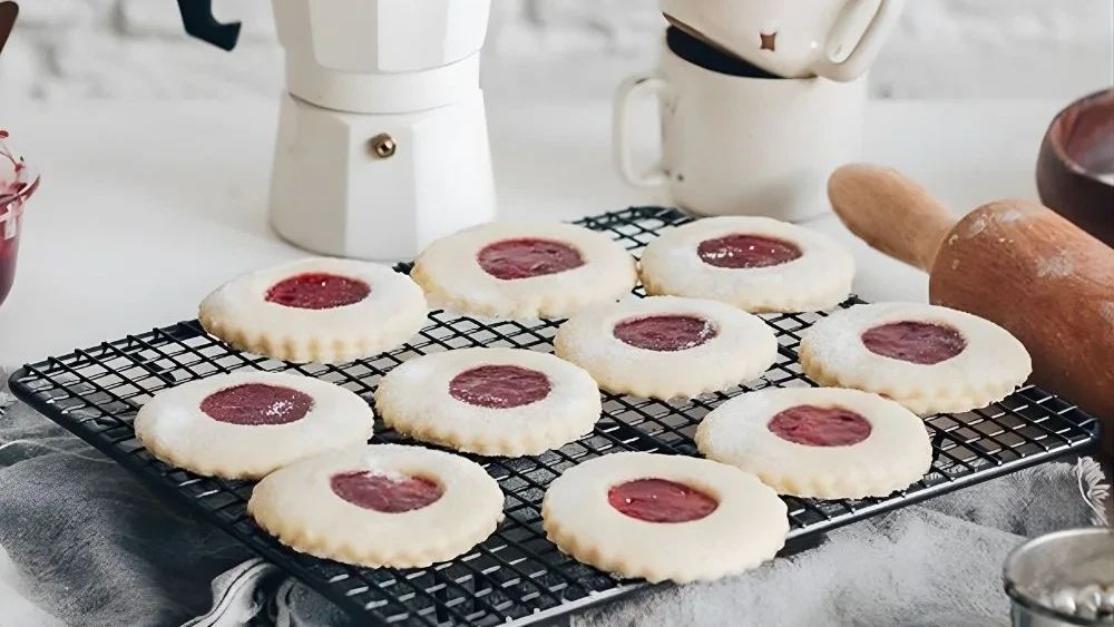 Image of Galletas con mermelada