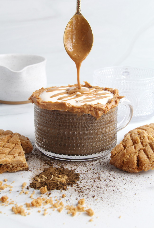 Image of 🥜 Peanut Butter Hojicha Latte