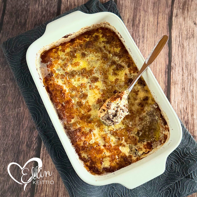 Image of Kermainen jauhelihalaatikko