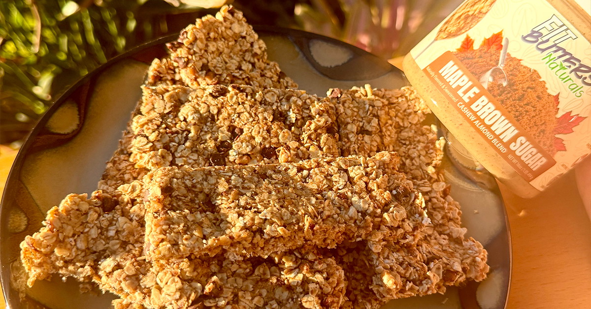 Homemade Fit Butters Maple Brown Sugar Granola Bars