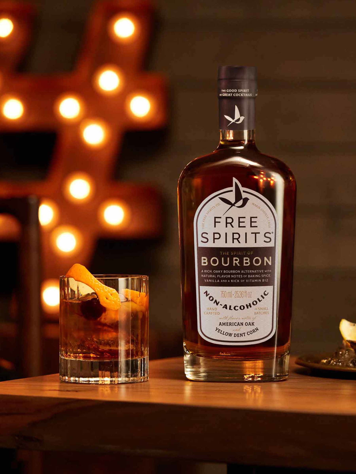 The Maple-Bourbon Old Fashioned (Non-Alcoholic)