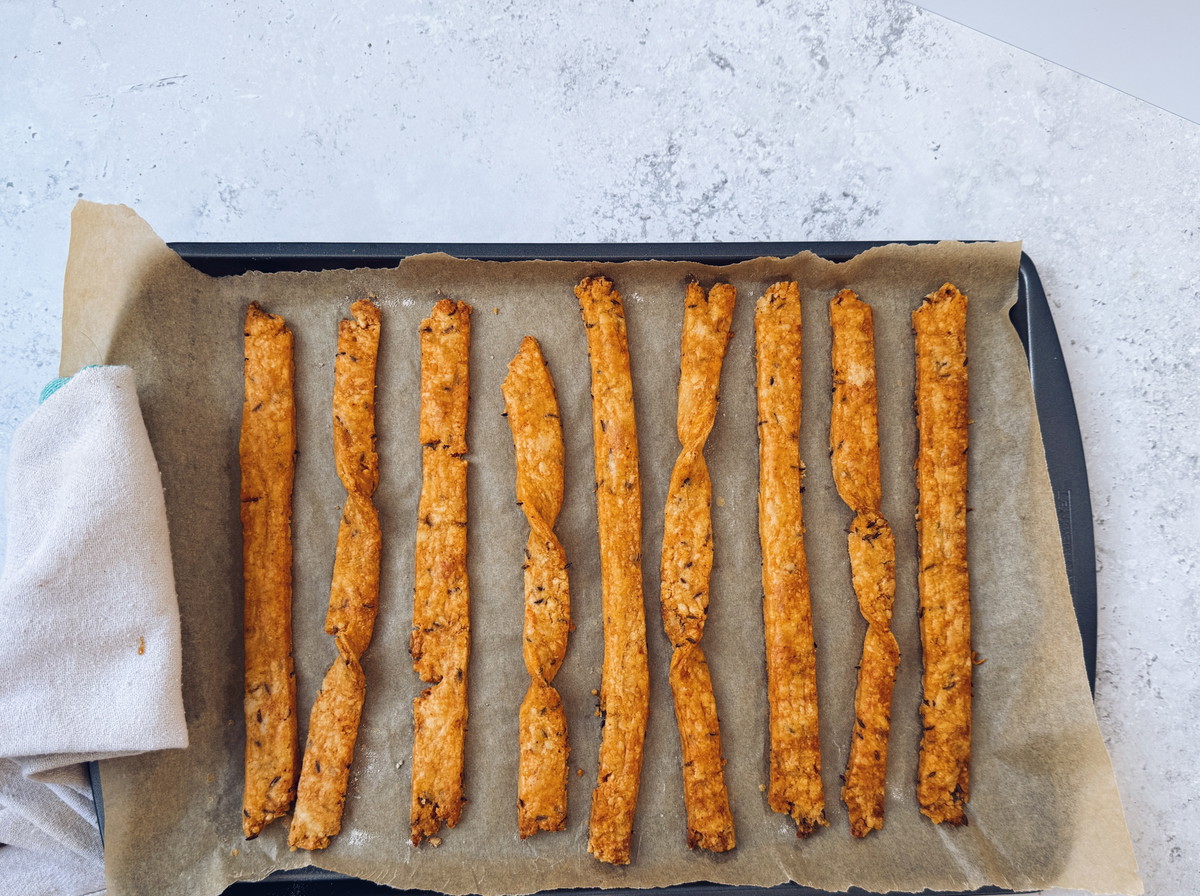Chilli + Caraway Cheese Straws 