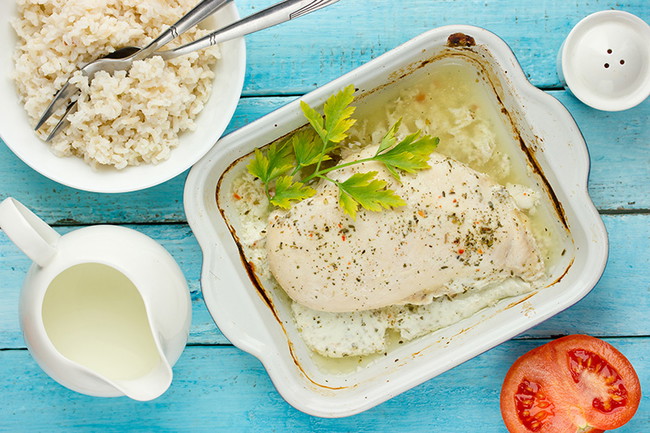 Kefir Marinade auf Fleisch