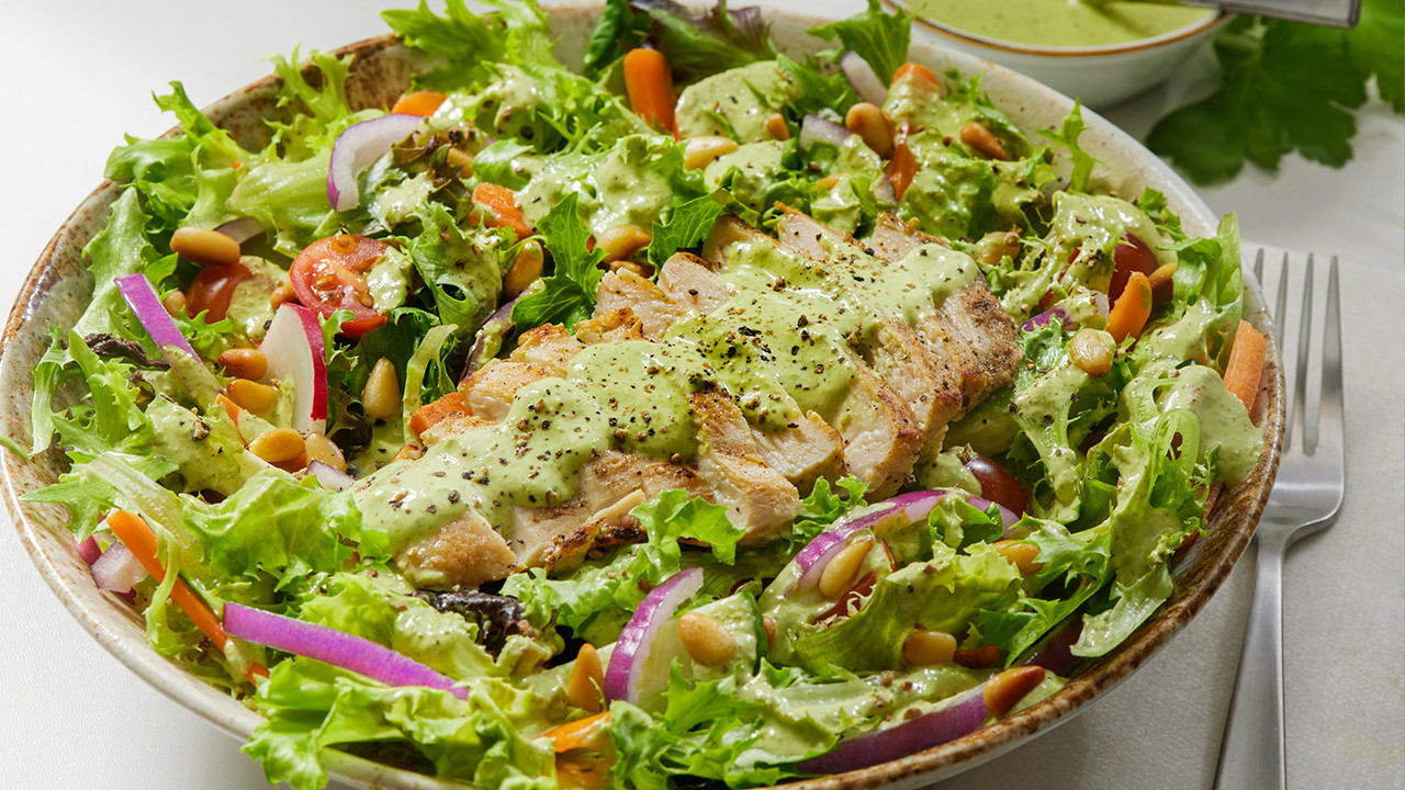 Image of Creamy Cilantro Apple Cider Vinegar Dressing Recipe