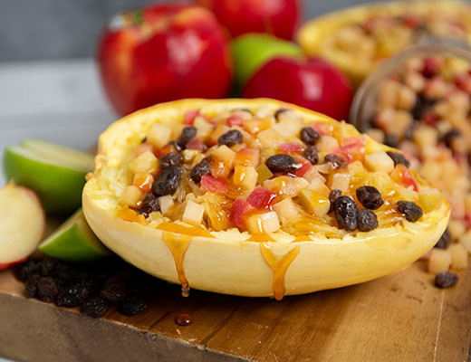 Image of Sweet and Savory Roasted Spaghetti Squash Boats