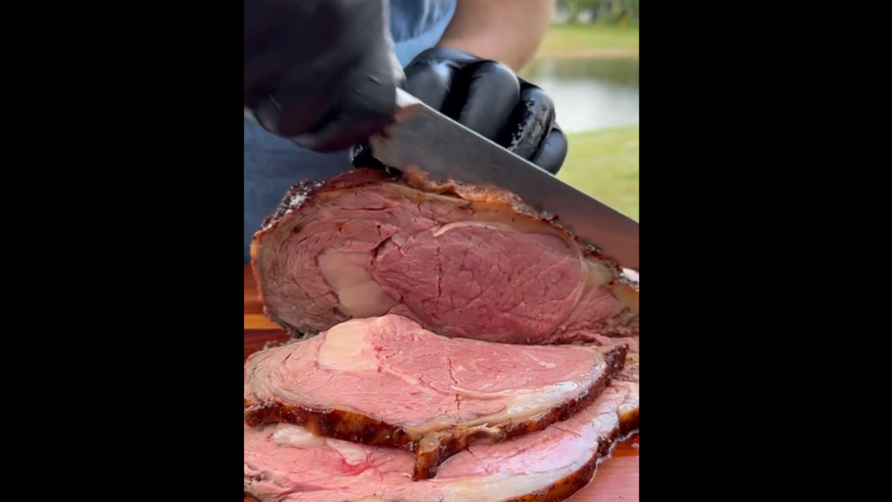 Image of Smoked Prime Rib with Horseradish Sauce
