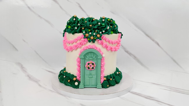 Image of Kootek Retro-Style Christmas Door Cake