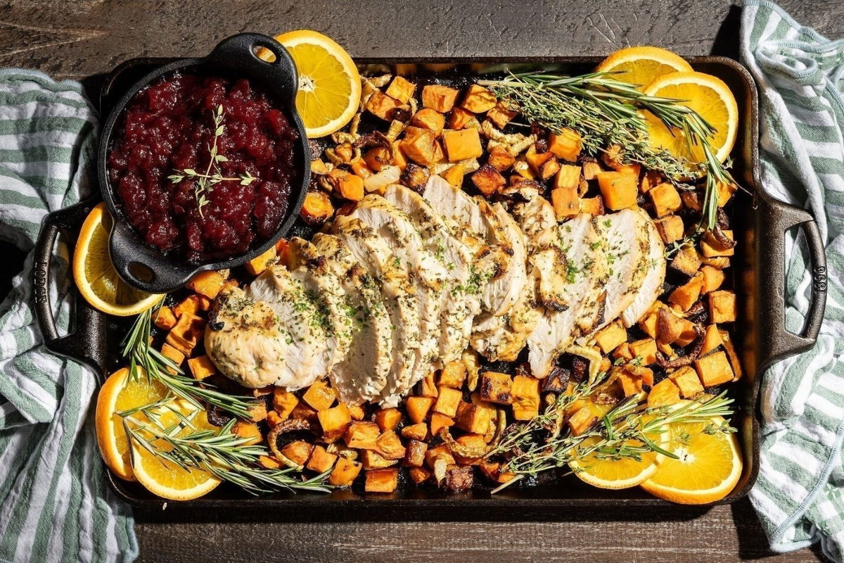 Oven-Roasted Turkey Breast with Vegetables