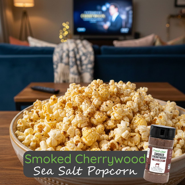 Image of Smoked Cherrywood Sea Salt Popcorn