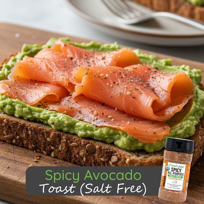 Image of Spicy Avocado Toast (Salt Free)