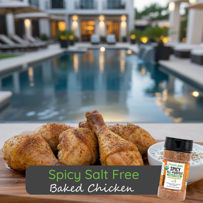 Image of Spicy Salt Free Baked Chicken