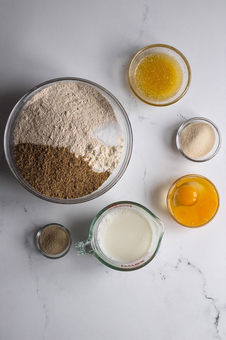 Image of Measure out your dry and wet ingredients.