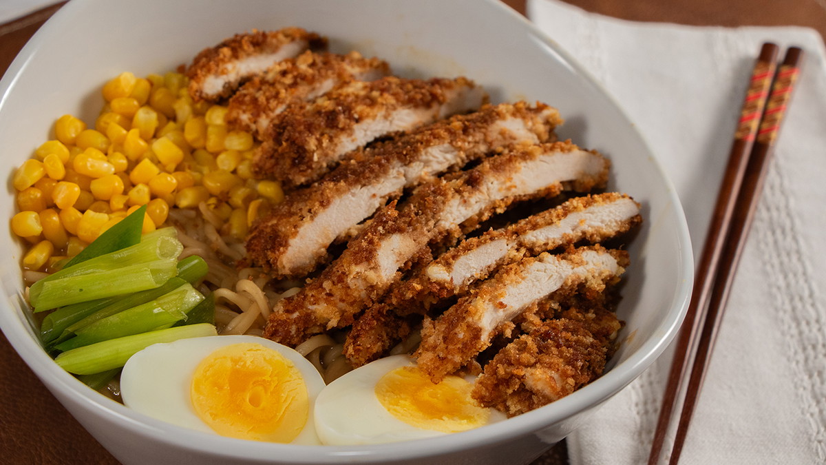 Quick and Easy Chicken Katsu Ramen