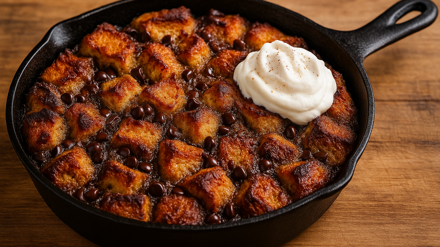 Image of Smoked Chocolate–Santa Fe Bread Pudding with Livia’s Caramel Crunch