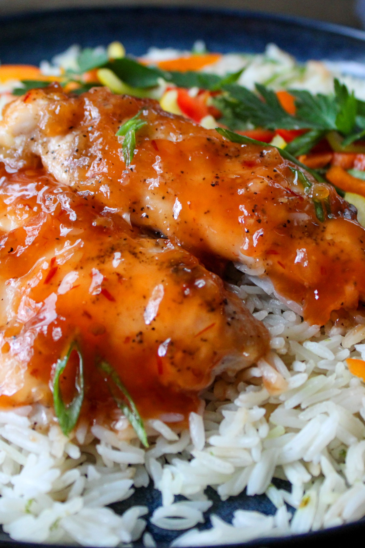 Orange Sweet Chili Chicken | Easy Oven-Baked Sweet Chili Chicken Recipe
