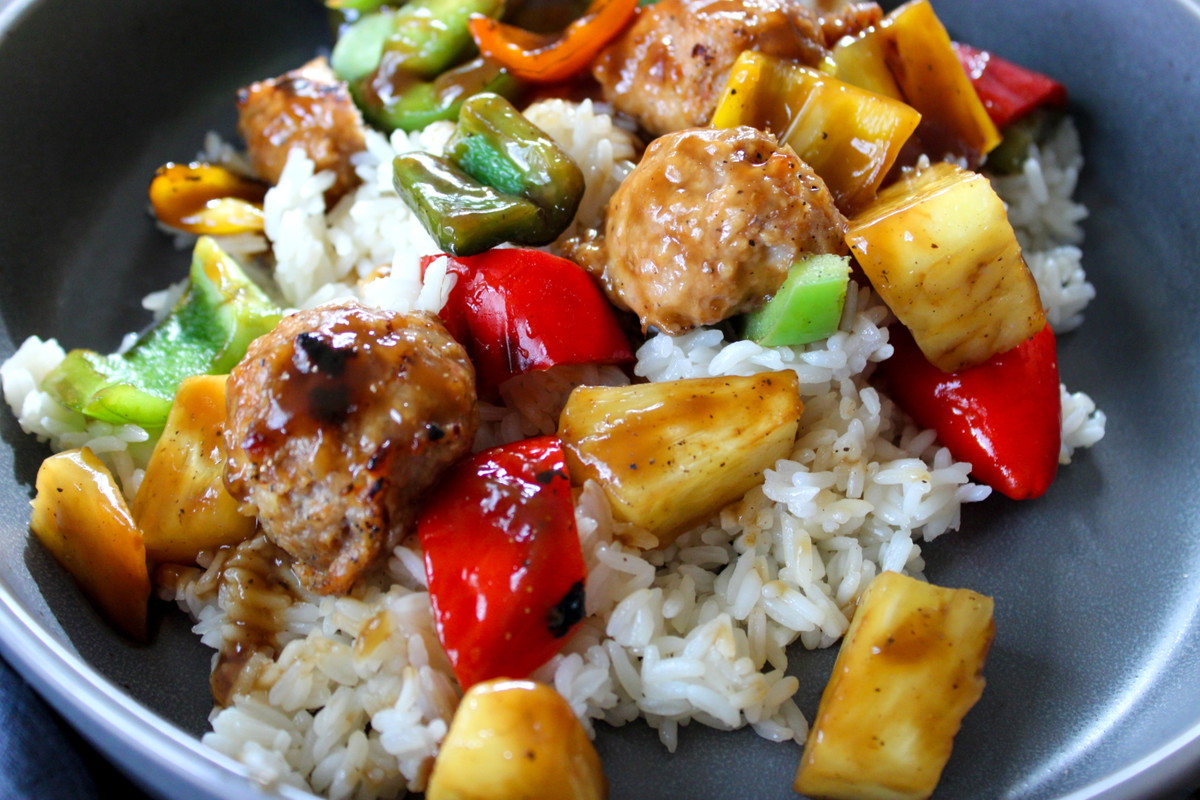 Sweet and Sour Chicken Balls
