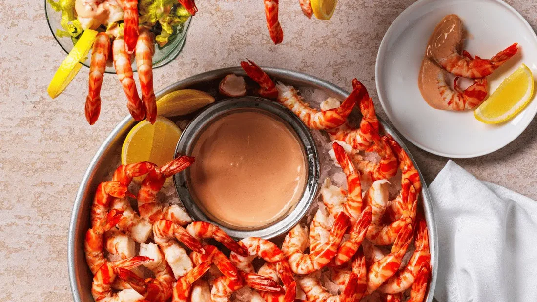 Boiled Skull Island Tiger Prawns