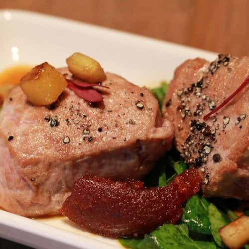 Image of Mustard Balsamic Roasted Pork Tenderloin