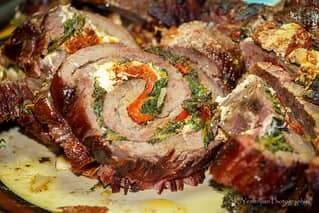 Image of Creamy Spinach Stuffed Flank Steak