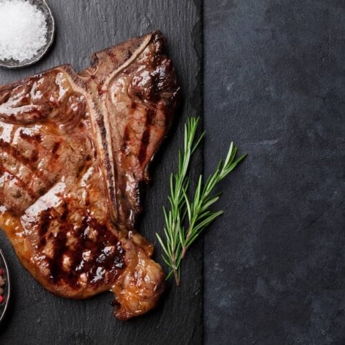 Image of Reverse Seared T-Bone Steak