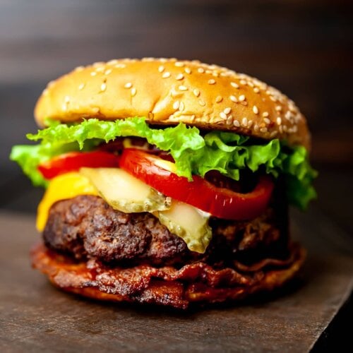 Image of Cast Iron Skillet Burger