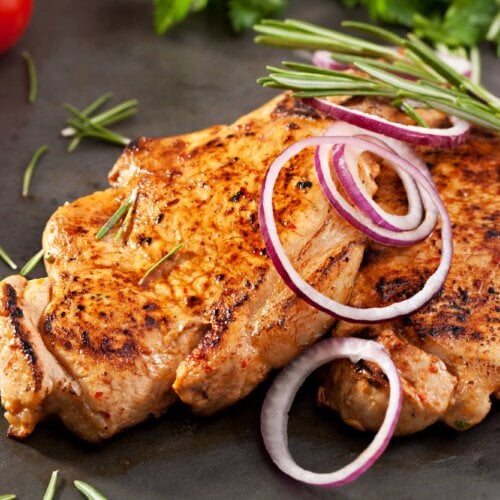 Image of Easy Pan Fried Pork Loin Steak