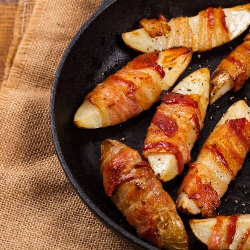 Image of Bacon Wrapped Potato Wedges