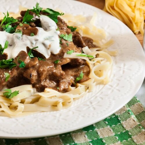 Image of Fancy Beef Stroganoff