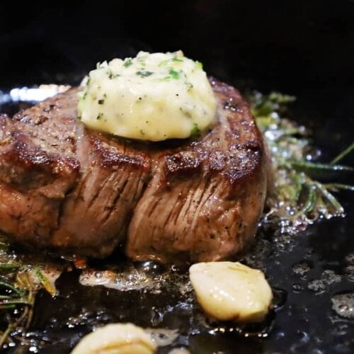 Image of Simple Pan Seared Filet Mignon