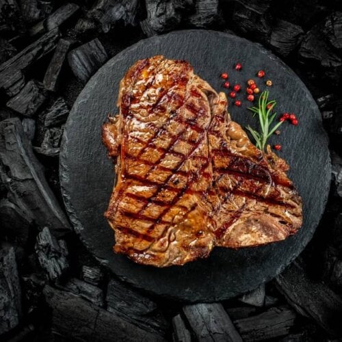 Image of Oven-Cooked T-Bone Steak Recipe