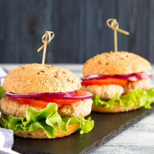 Image of Oven Baked Turkey Burgers