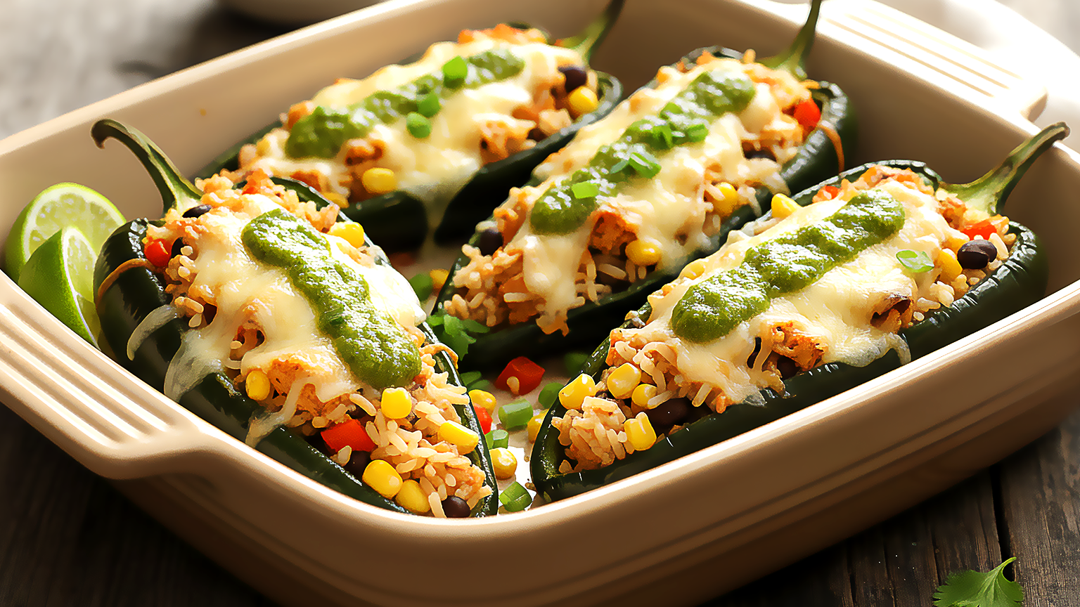 Poblanos Rellenos al Estilo Suroeste