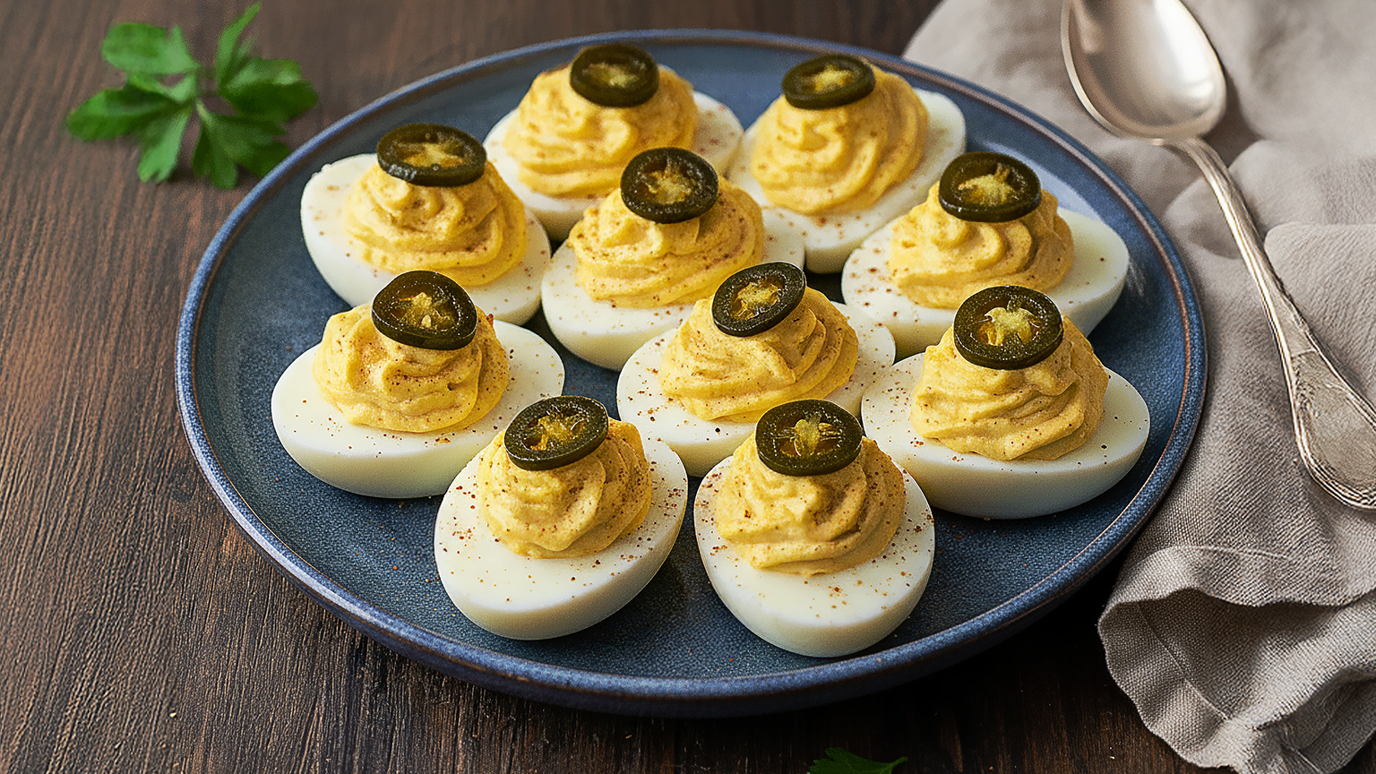 Jalapeño Deviled Eggs