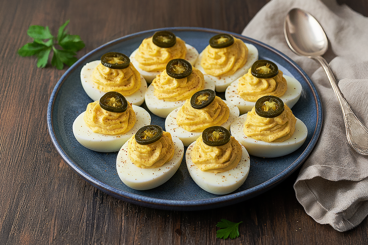 Jalapeño töltött tojás