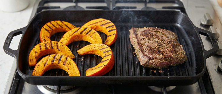 Image of 4. Braten & Grillen: Den Hokkaido waschen, in Spalten schneiden und mit...