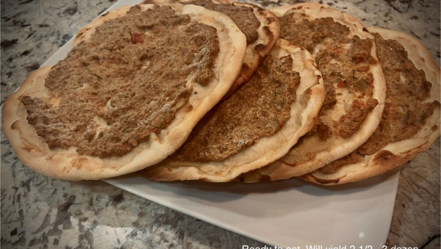 Image of Lahmajun - Armenian Meat Pie 