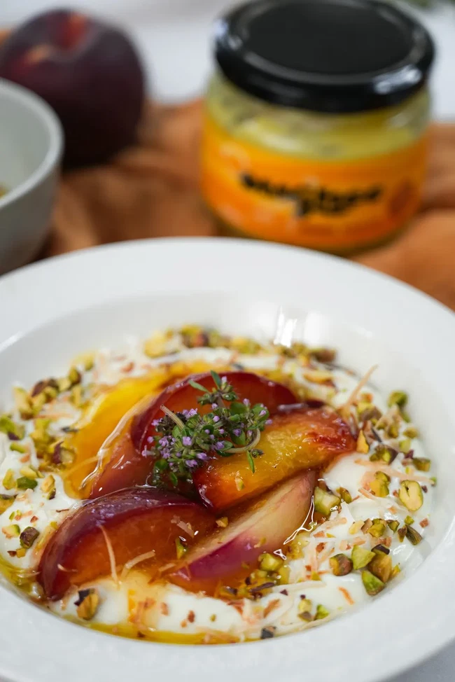 Image of Honey Glazed Peaches