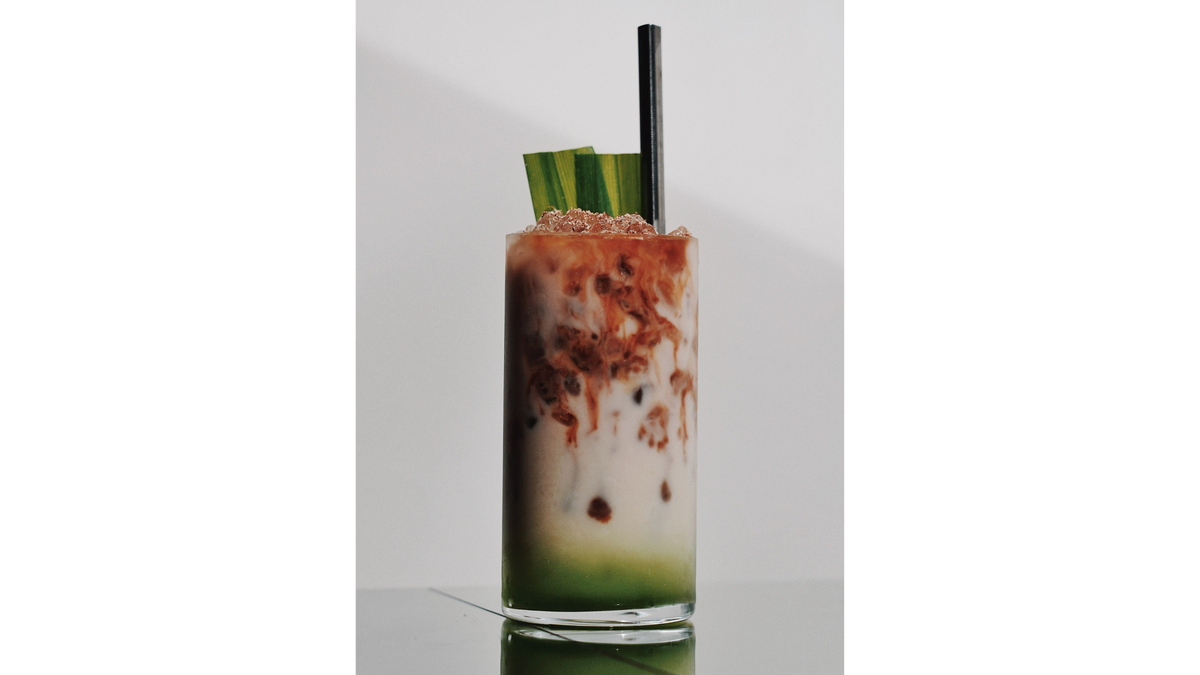 Pandan Pistachio Latte