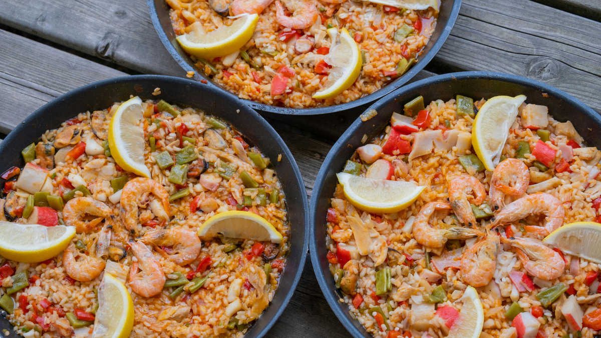 Shrimp and Chorizo Paella