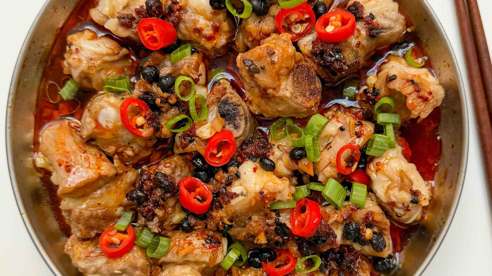 Image of Chili Black Bean Steamed Pork Ribs