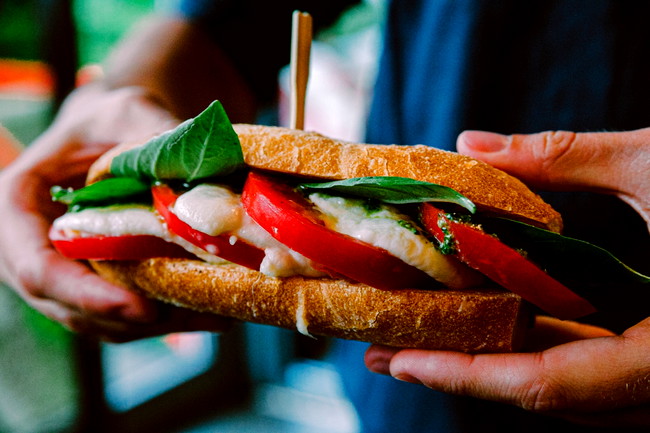 Image of Tomato and Mozzarella Panini Recipe