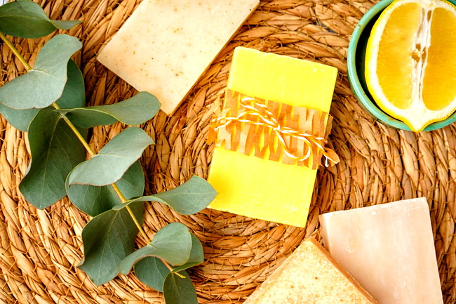 Image of Natural Lemon-Eucalyptus Handwashing Soap