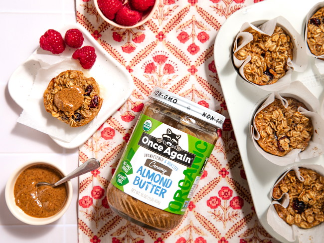 Image of Baked Almond Butter Oatmeal Bites
