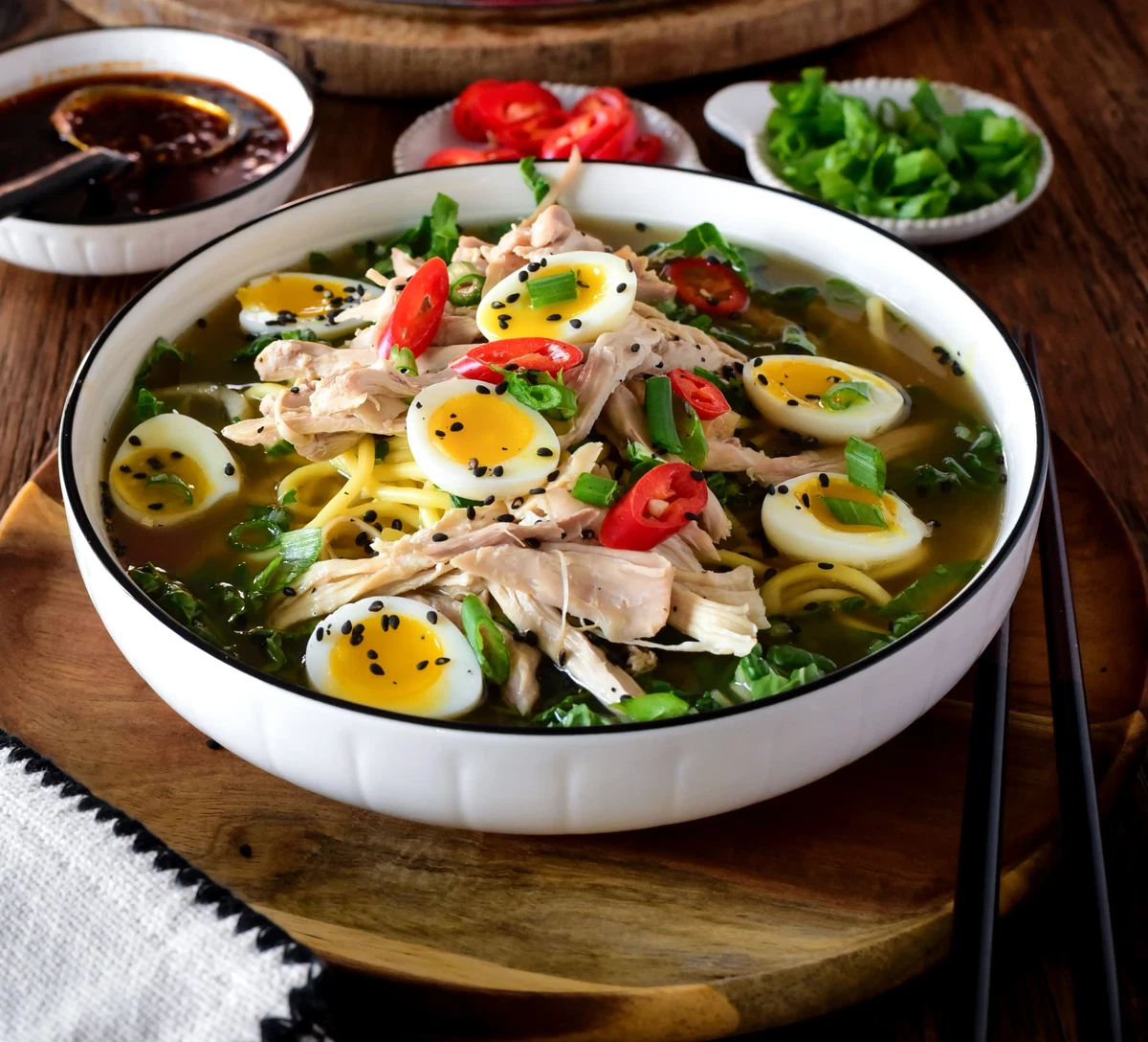 Ginger Chicken Noodle Soup