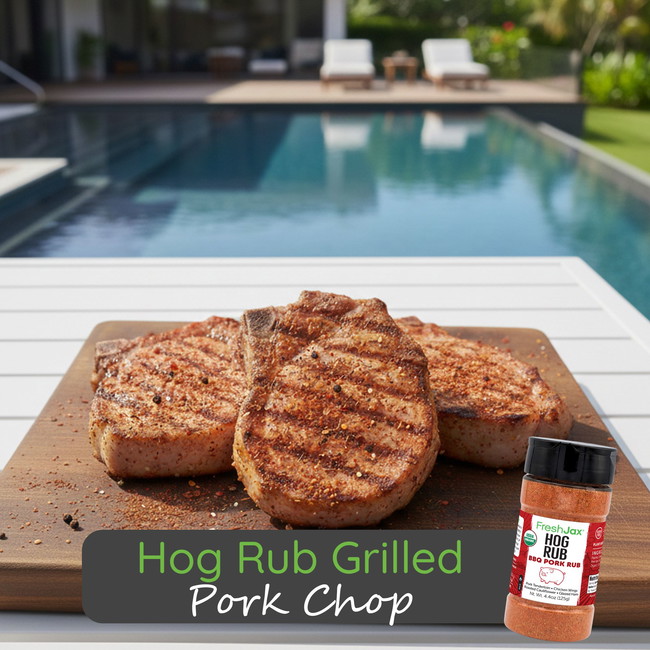 Image of Hog Rub Grilled Pork Chops